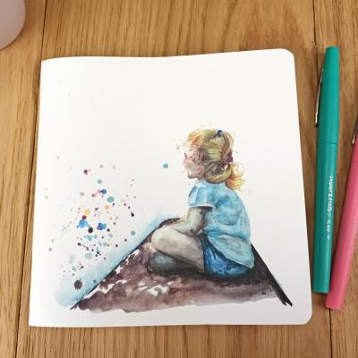 Carnet 14 x 14 Regarder le passé - couverture
