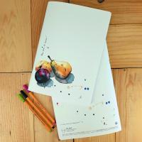 Carnet A4 une envie de douceurs couverture et dos