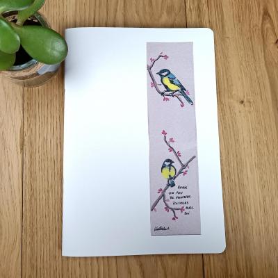 Carnet A5 - Avoir toujours un peu de printemps avec soi - couverture