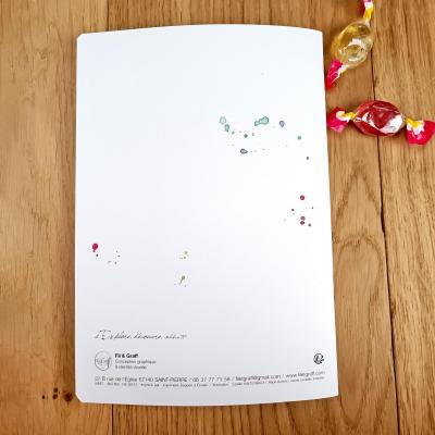 Carnet A5 - Explore , découvre, vis - dos