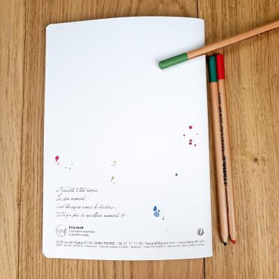 Carnet A5 - Fauvette - Dos