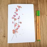 Carnet A5 - Douceur d'automne - couverture