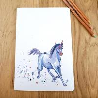 Carnet A5 - Licorne - couverture