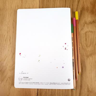 Carnet A5 - Licorne - dos