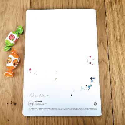 Carnet A5 Ne rien lâcher - dos