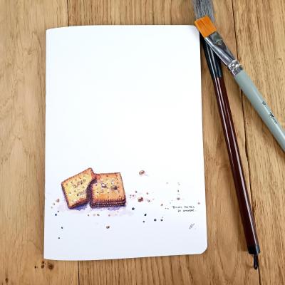 Carnet A5 petites miettes de bonheur couverture