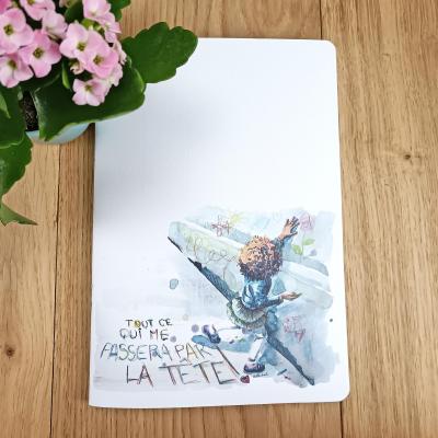 Carnet A5 Tout ce qui me passera par la tête - Couverture