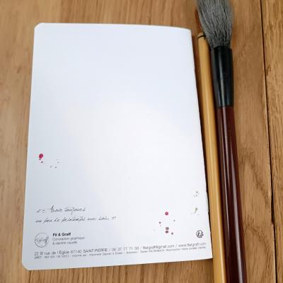 Carnet A6 - Avoir toujours un peu de printemps avec soi - dos