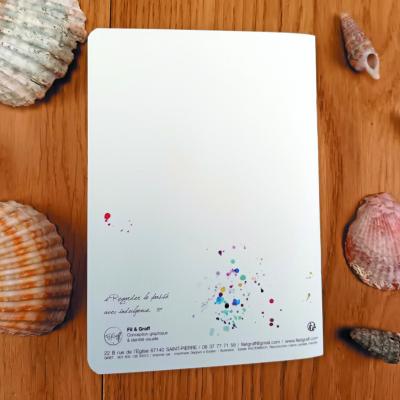 Carnet A6 Regarder le passé - dos
