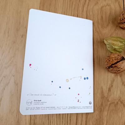 Carnet A6 une envie de douceurs - dos