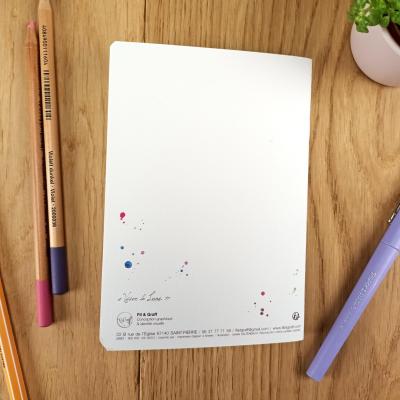 Carnet A6 - Viser la lune - dos